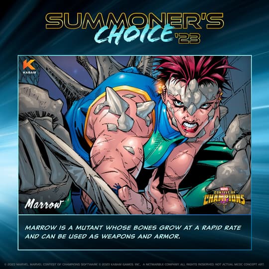 Marvel Contest of Champions Summoner's Choice 2023 Marrow