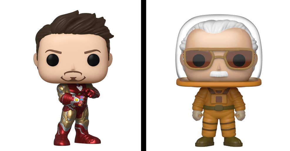 Iron Man and Stan Lee Funkos