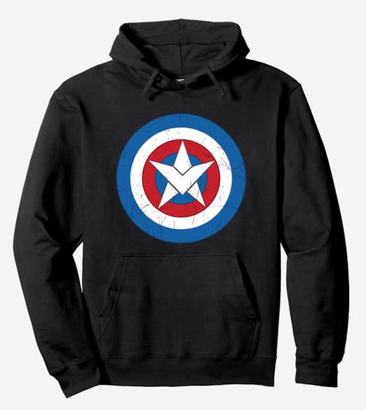 Captain America: Symbol of Truth sweatshirt / shop it <a  href=https://www.amazon.com/dp/B09VMTYRR6>here</a>