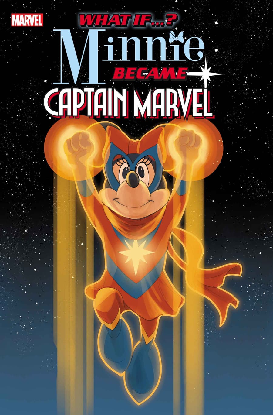 MARVEL & DISNEY: WHAT IF…? MINNIE BECAME CAPTAIN MARVEL #1 cover by PHIL NOTO