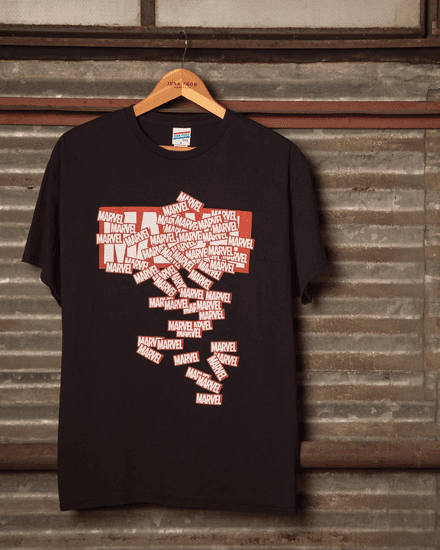 Marvel Falling Logo Tee / Junk Food