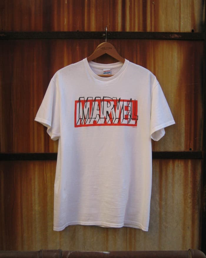 Marvel Drawn Logo Tee / Junk Food
