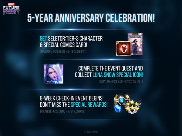 Marvel Strike Force Celebrates Its Fifth Anniversary