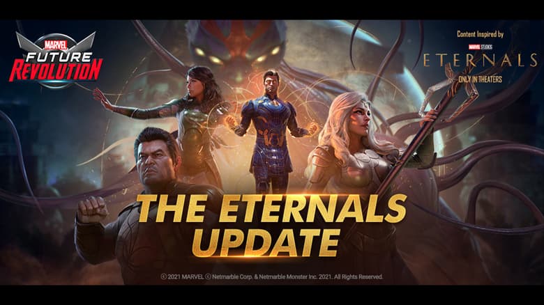 Fight Side-by-Side with the Eternals as Companions in the Latest Update for 'MARVEL Future Revolution'