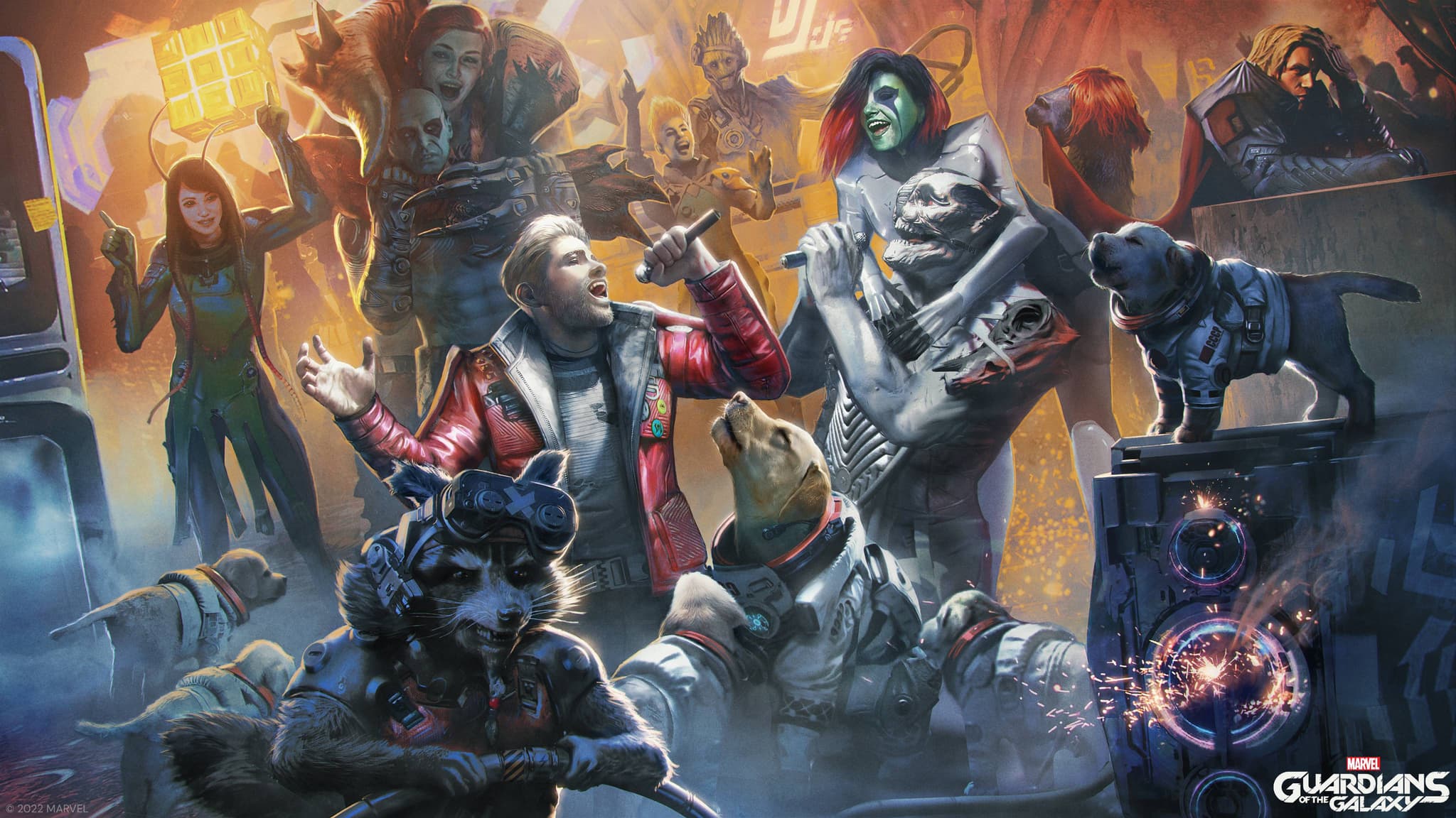 Marvel's Guardians of the Galaxy 1-Year Anniversary key art
