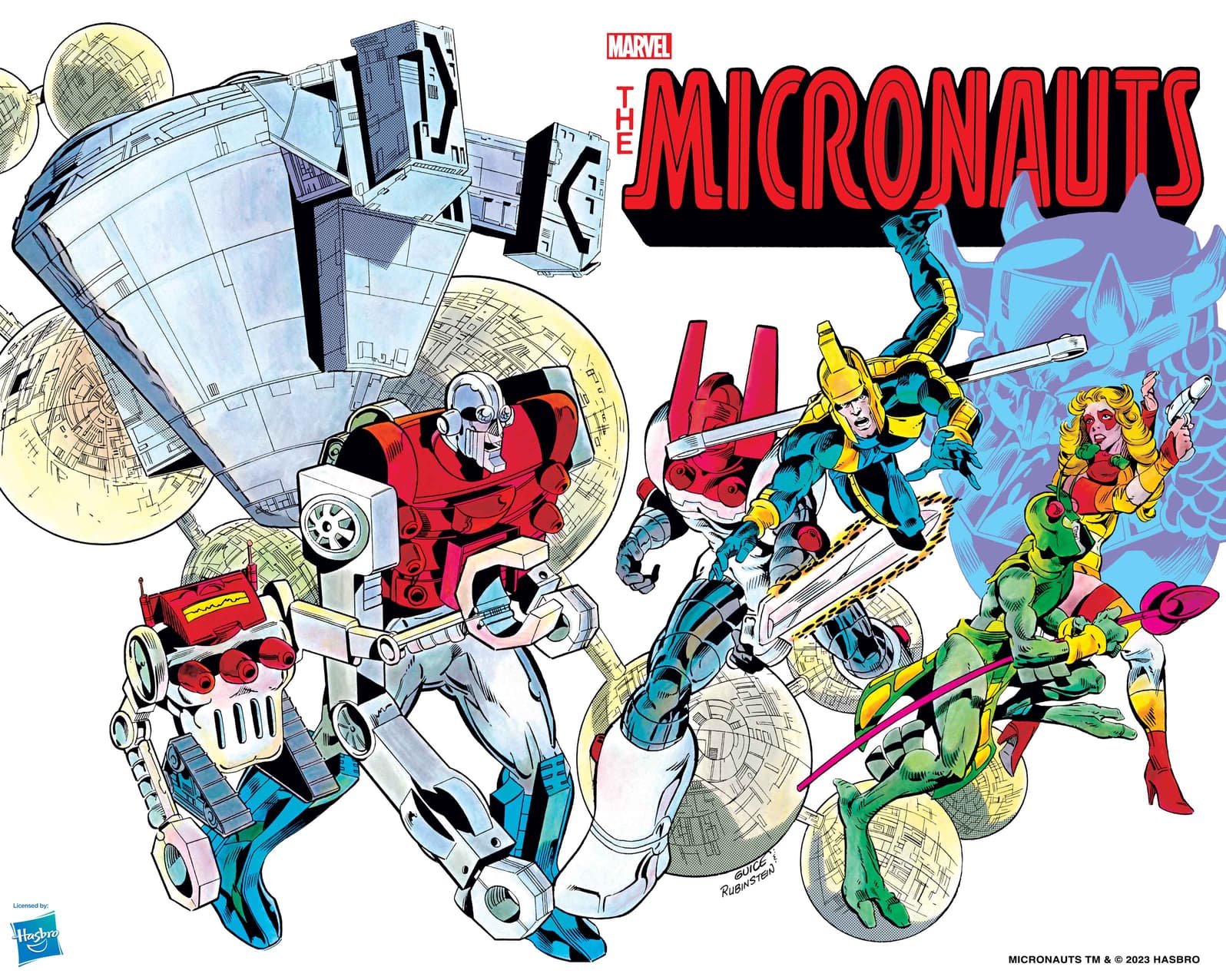 MICRONAUTS: THE ORIGINAL MARVEL YEARS OMNIBUS VOL. 1 DIRECT MARKET EXCLUSIVE VARIANT COVER BY BUTCH GUICE