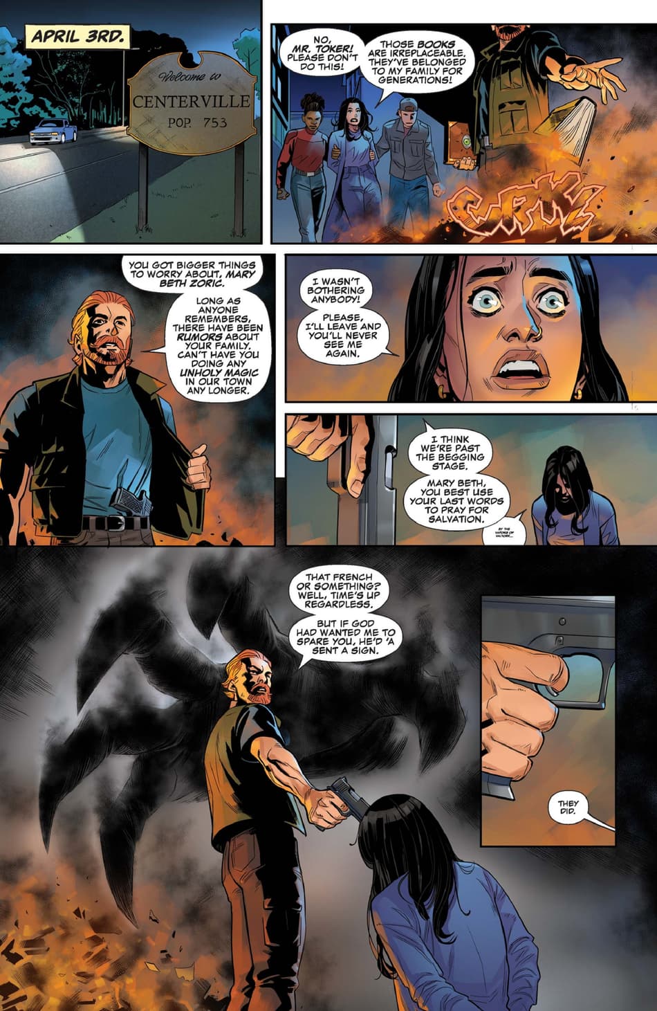 Preview page from MIDNIGHT SUNS (2022) #1 by Ethan Sacks, Luigi Zagaria, and Antonio Fabela.