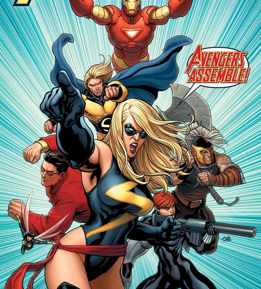 Cover to THE MIGHTY AVENGERS (2007) #1.