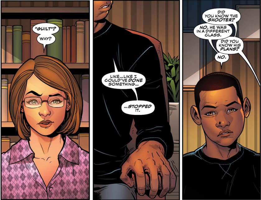 Miles Morales feeling guilty