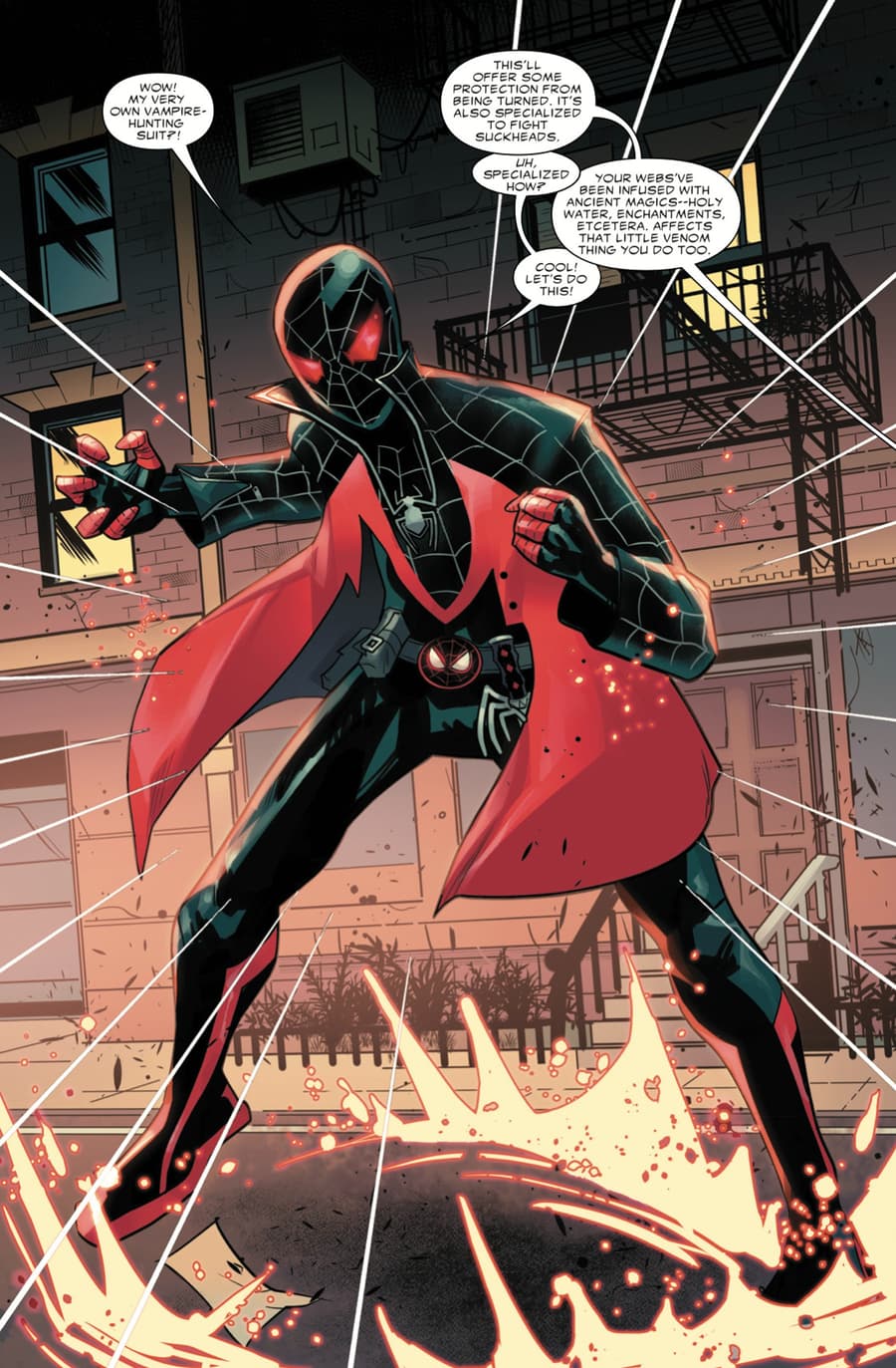 MILES MORALES: SPIDER-MAN (2022) #11 page by Cody Ziglar and Federica Mancin
