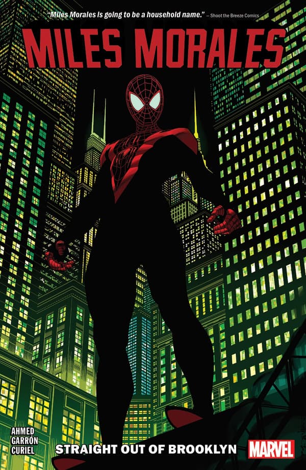 Cover to MILES MORALES VOL. 1: STRAIGHT OUT OF BROOKLYN
