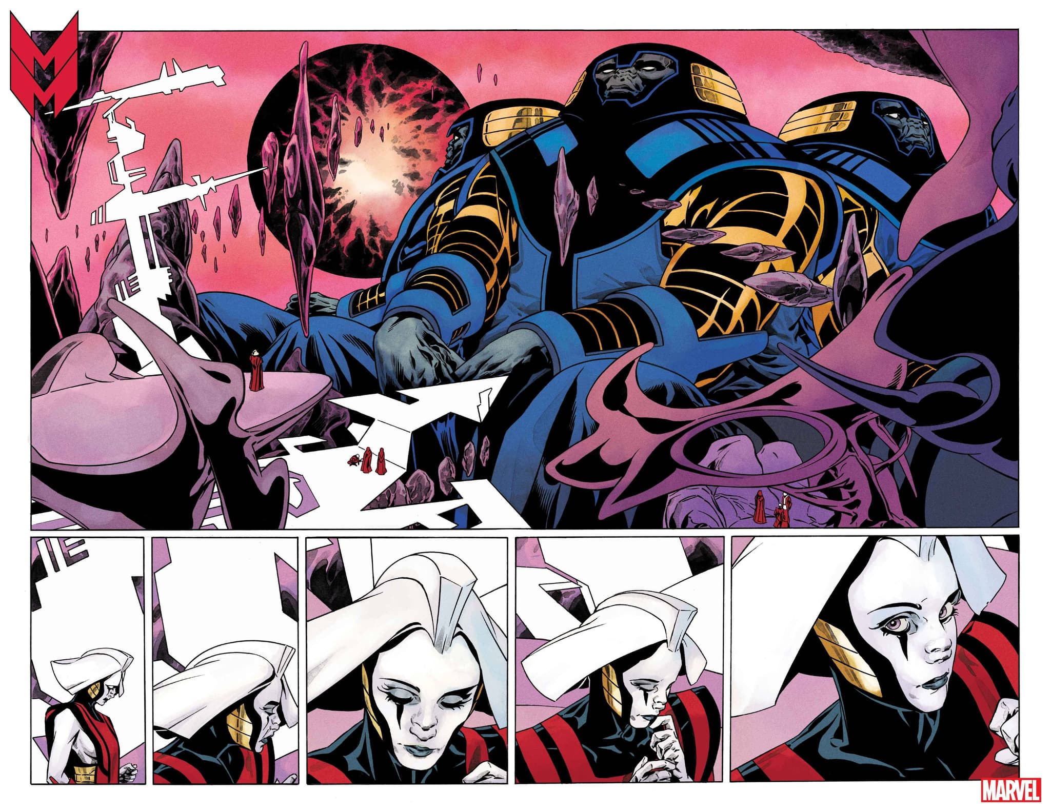 'Miracleman by Gaiman & Buckingham: the Silver Age #4' interior artwork by Mark Buckingham