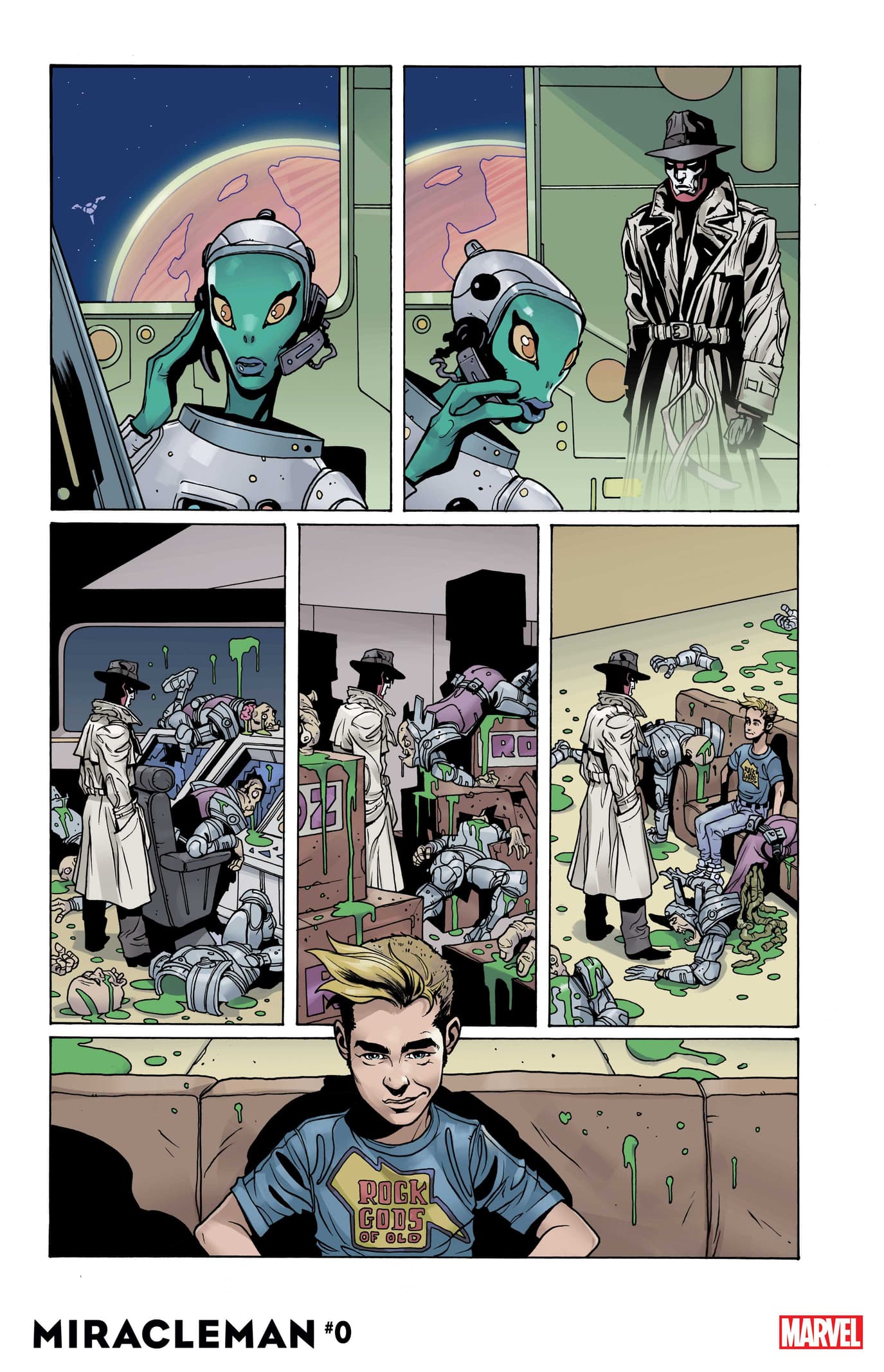 MIRACLEMAN #0 Art by PAUL DAVIDSON