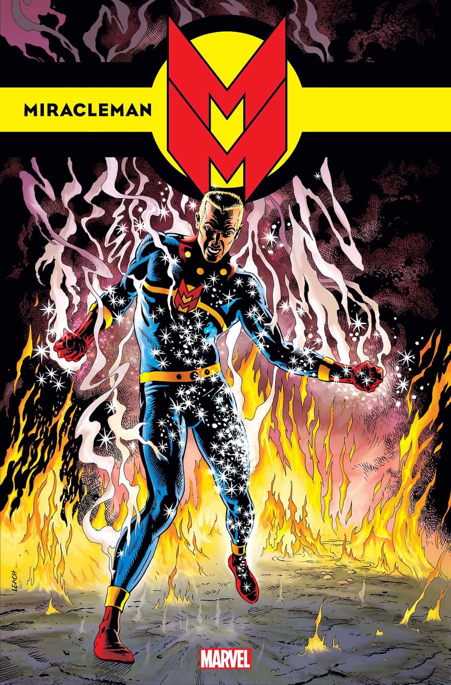 MIRACLEMAN OMNIBUS DM Classic Cover by GARRY LEACH