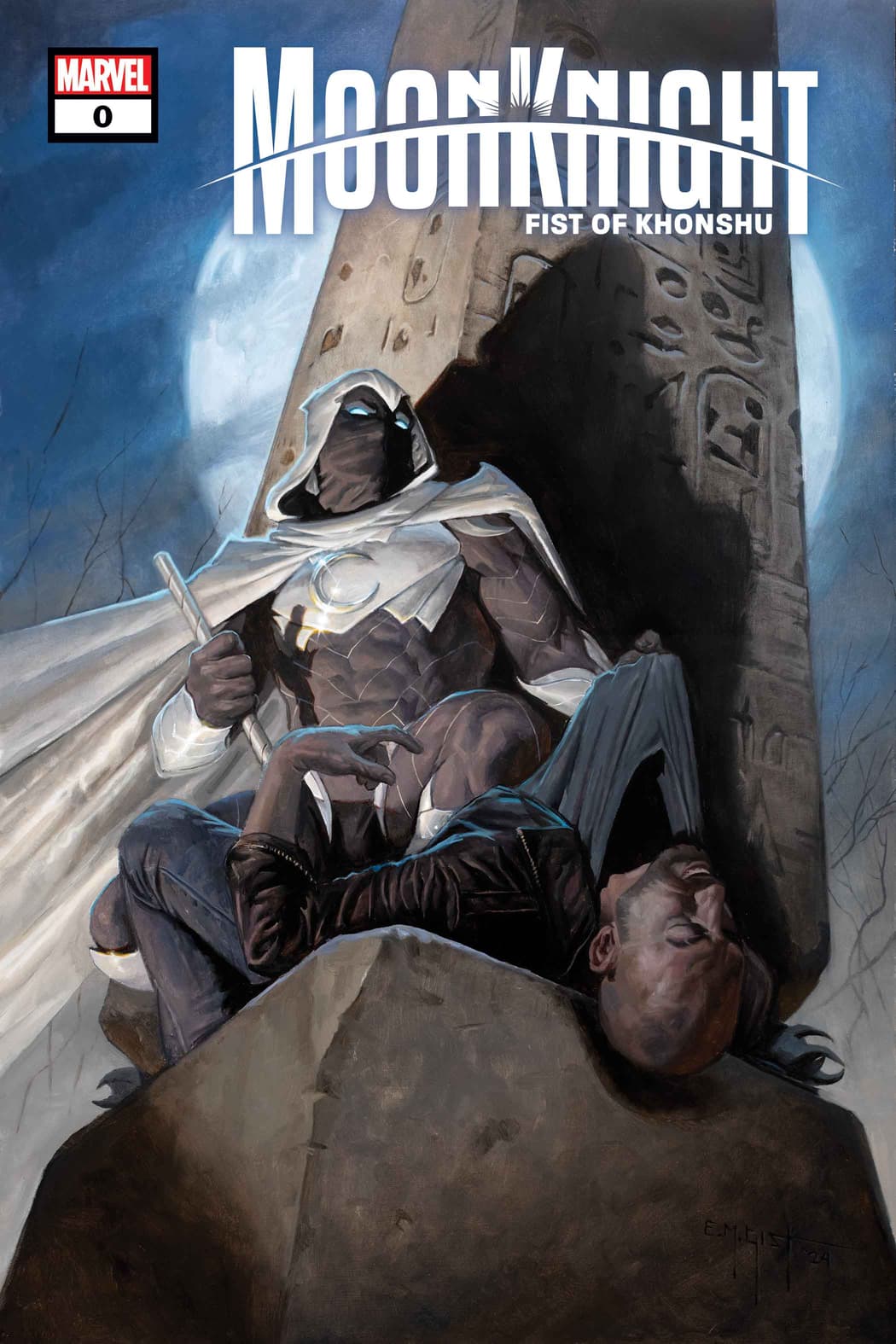 MOON KNIGHT: FIST OF KHONSHU #0 cover by E.M. Gist