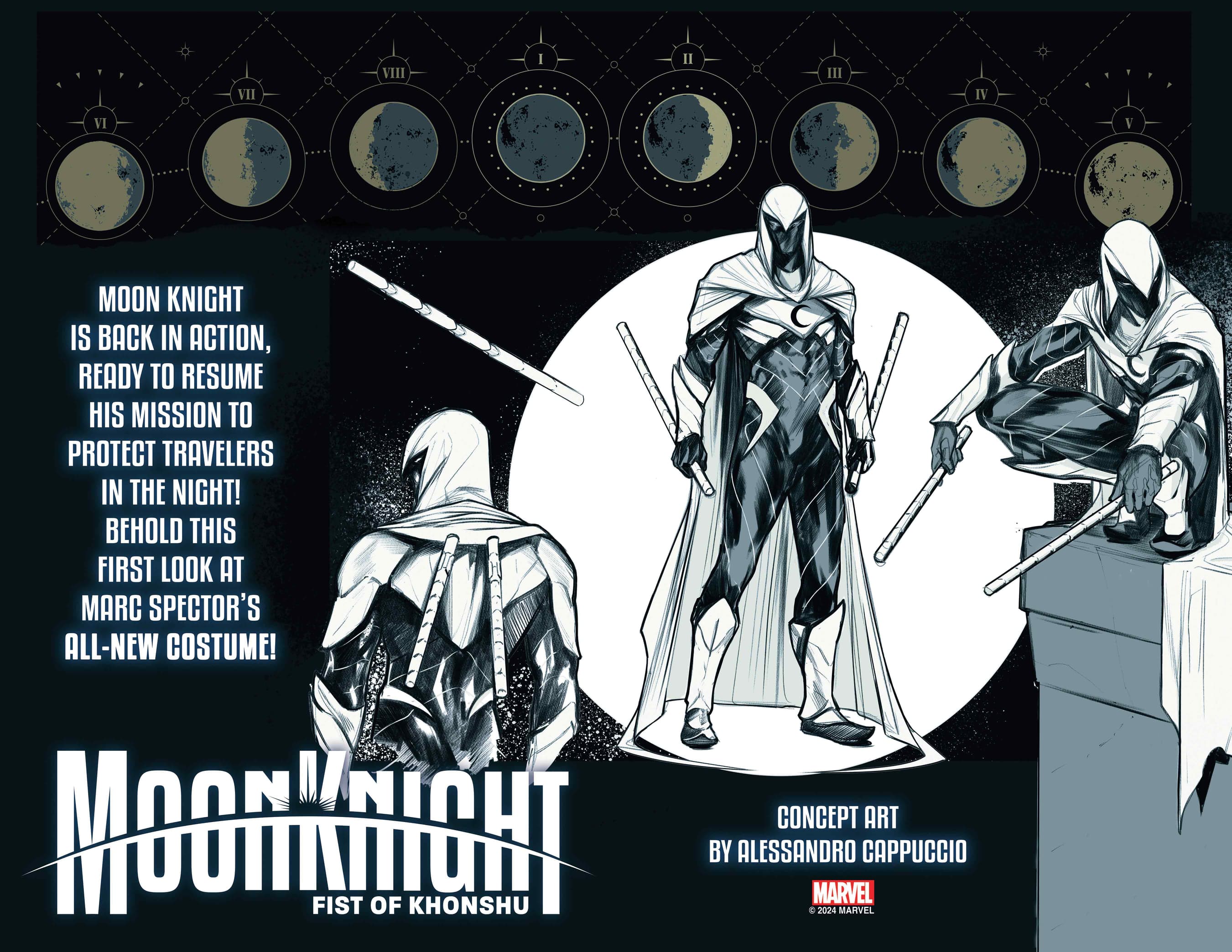 MOON KNIGHT: FIST OF KHONSHU concept art by Alessandro Cappuccio