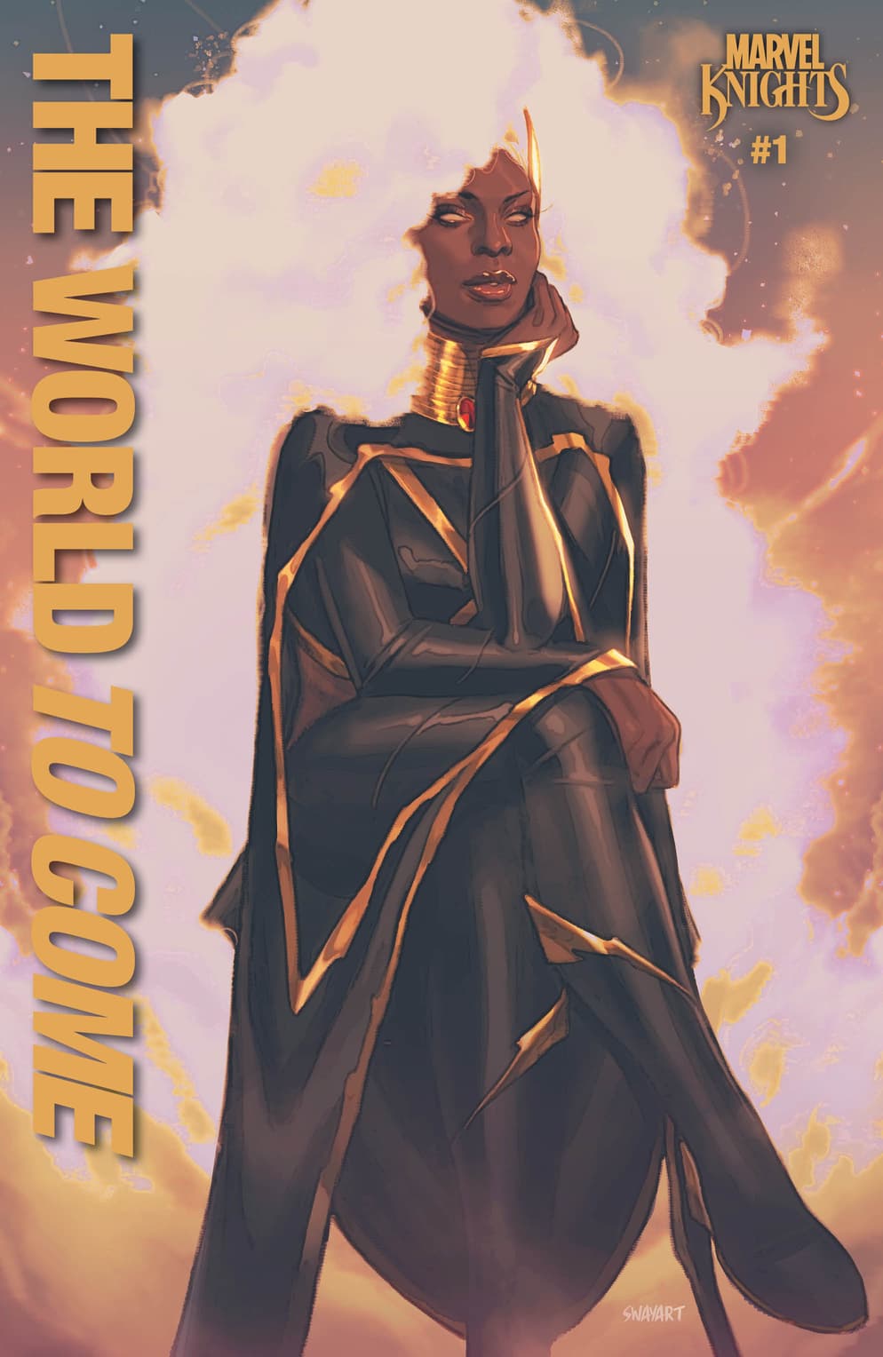 MARVEL KNIGHTS: THE WORLD TO COME #1 Storm Variant Cover by Joshua Swaby