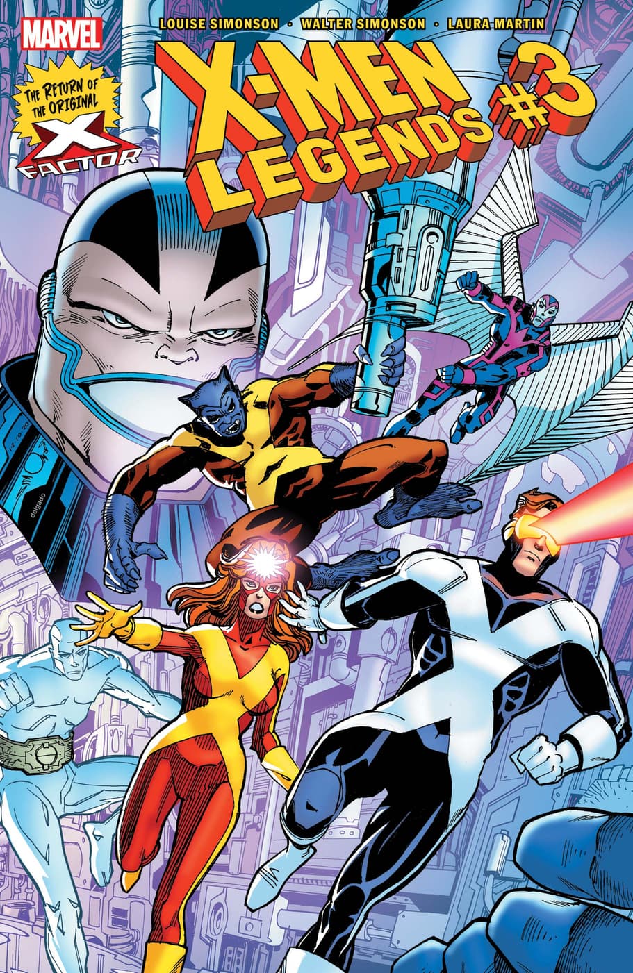 X-MEN LEGENDS #3 cover by Walter Simonson
