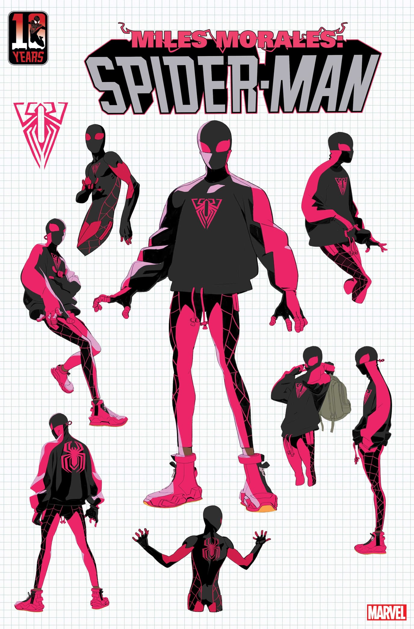 Miles Morales: Spider-Man #30 Design Variant Cover by Chase Conley