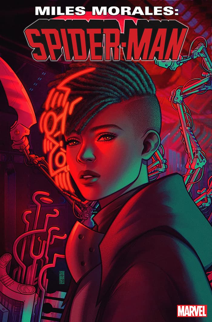 Miles Morales: Spider-Man #38 variant cover by Jen Bartel