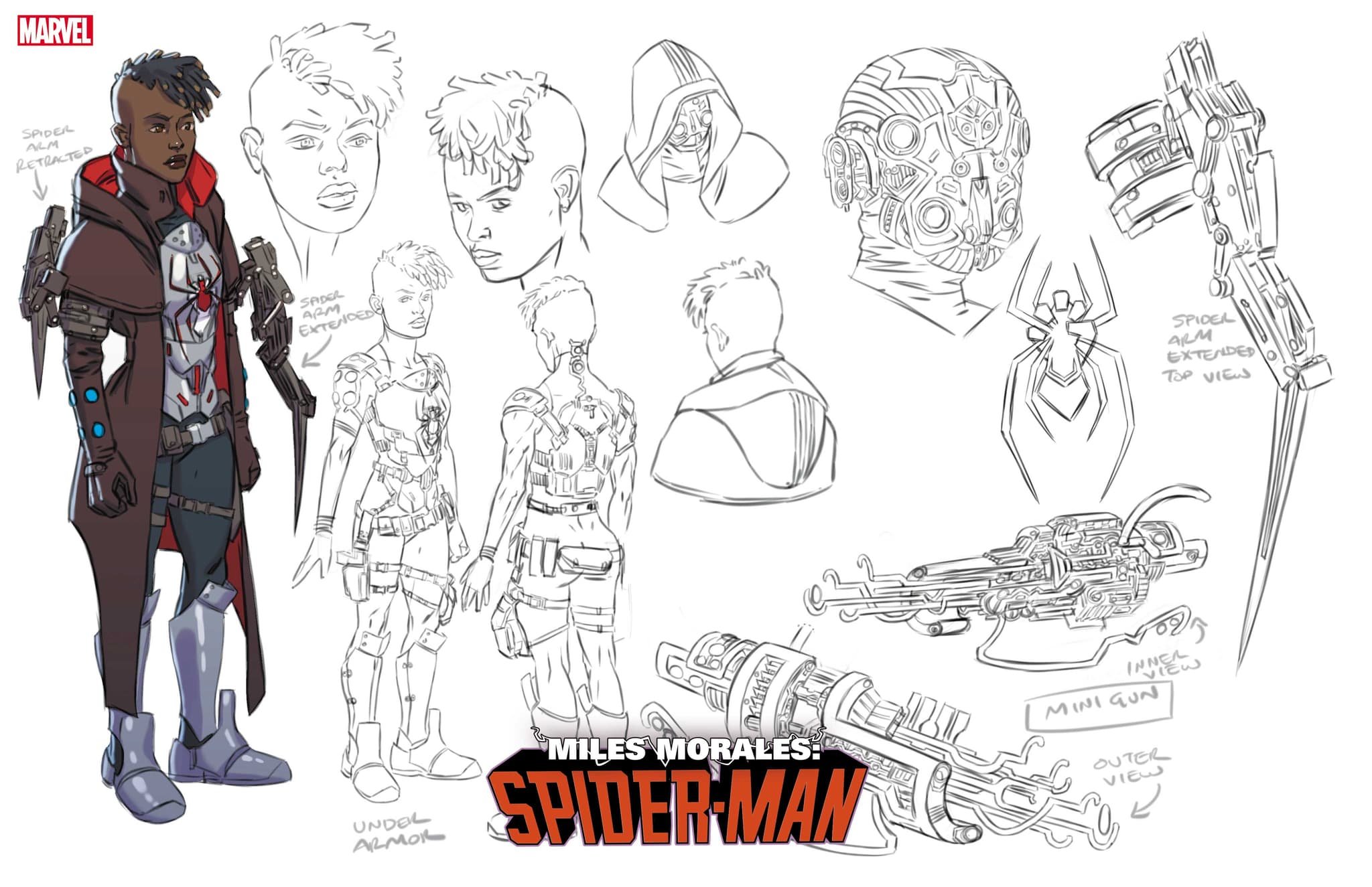 Miles Morales: Spider-Man #38 design variant cover by Christopher Allen