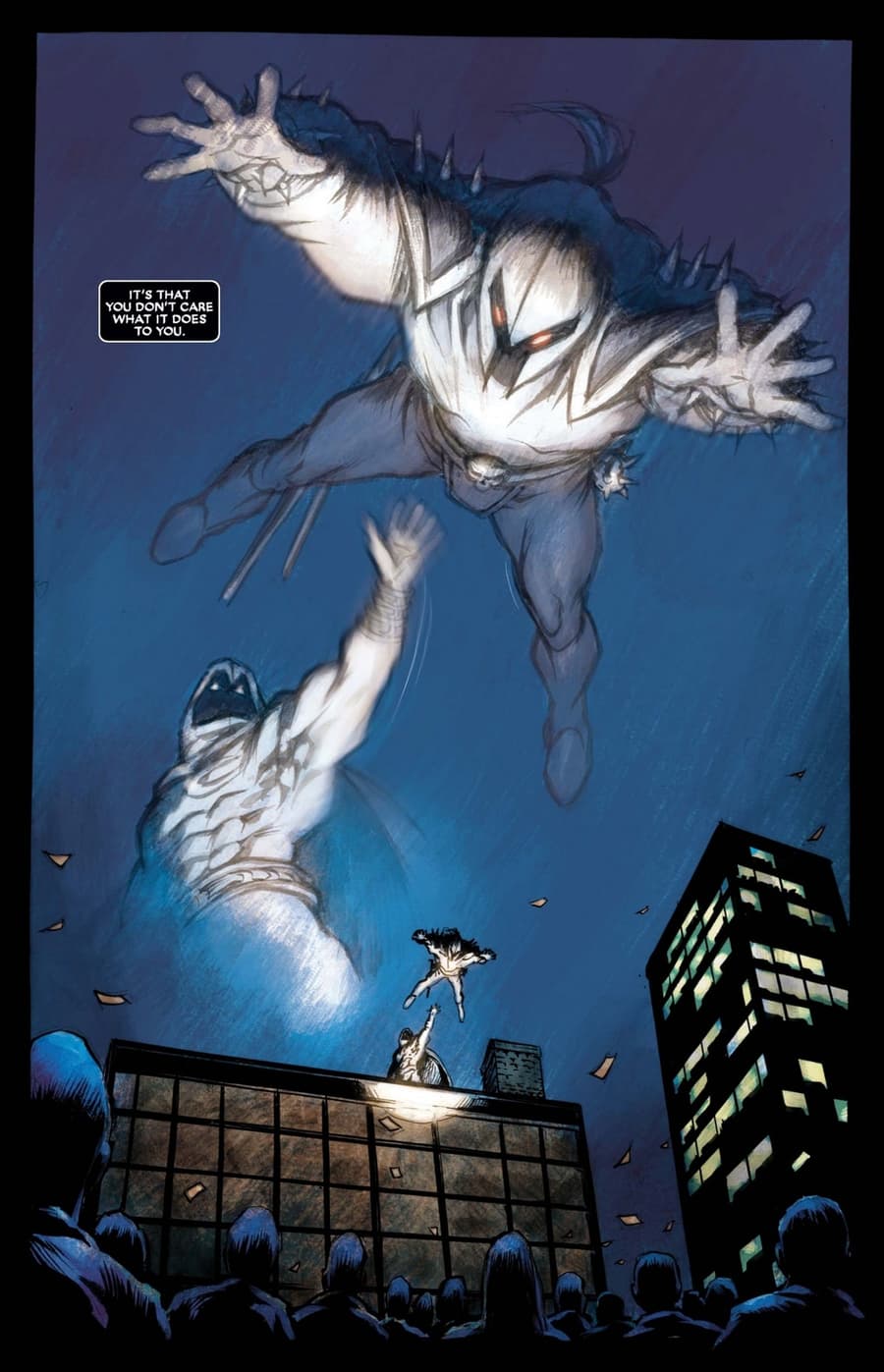 MOON KNIGHT (2006) #19 page by Mike Benson, Charlie Huston, and Mark Texeira