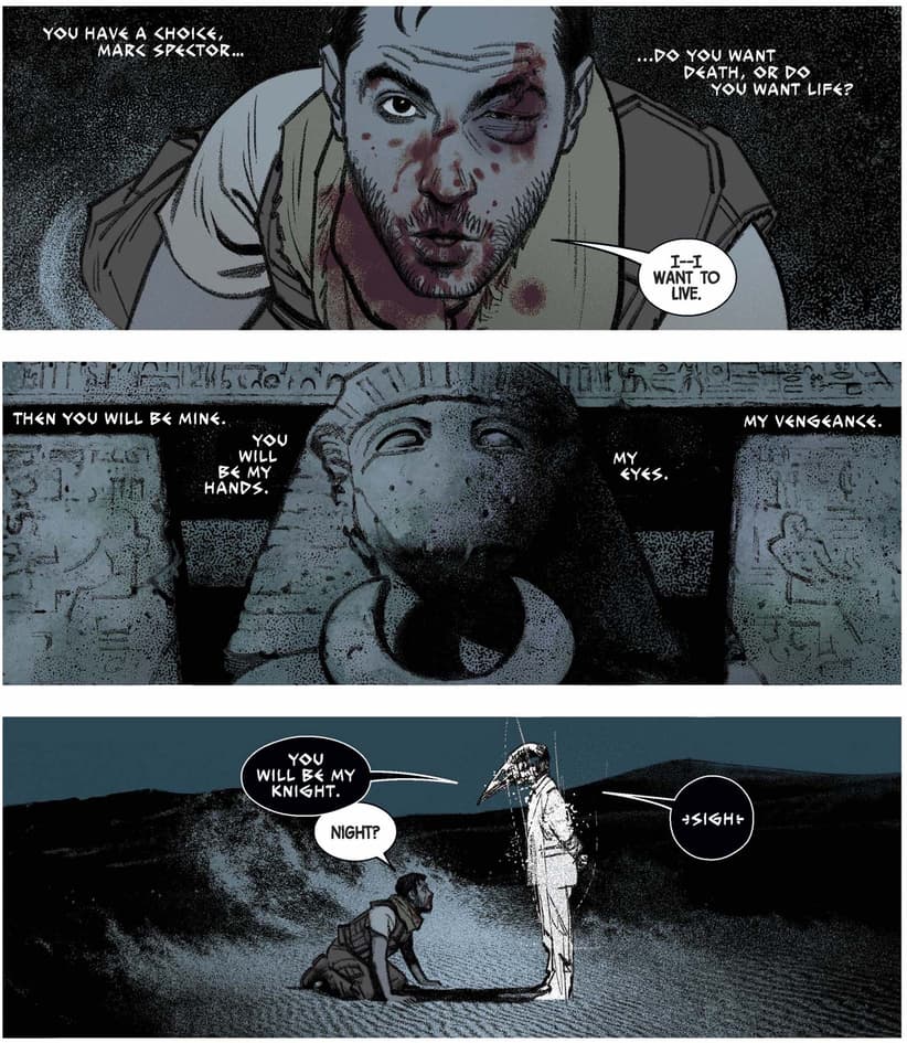 MOON KNIGHT (2016) #14 interior art by Greg Smallwood with Jordie Bellaire