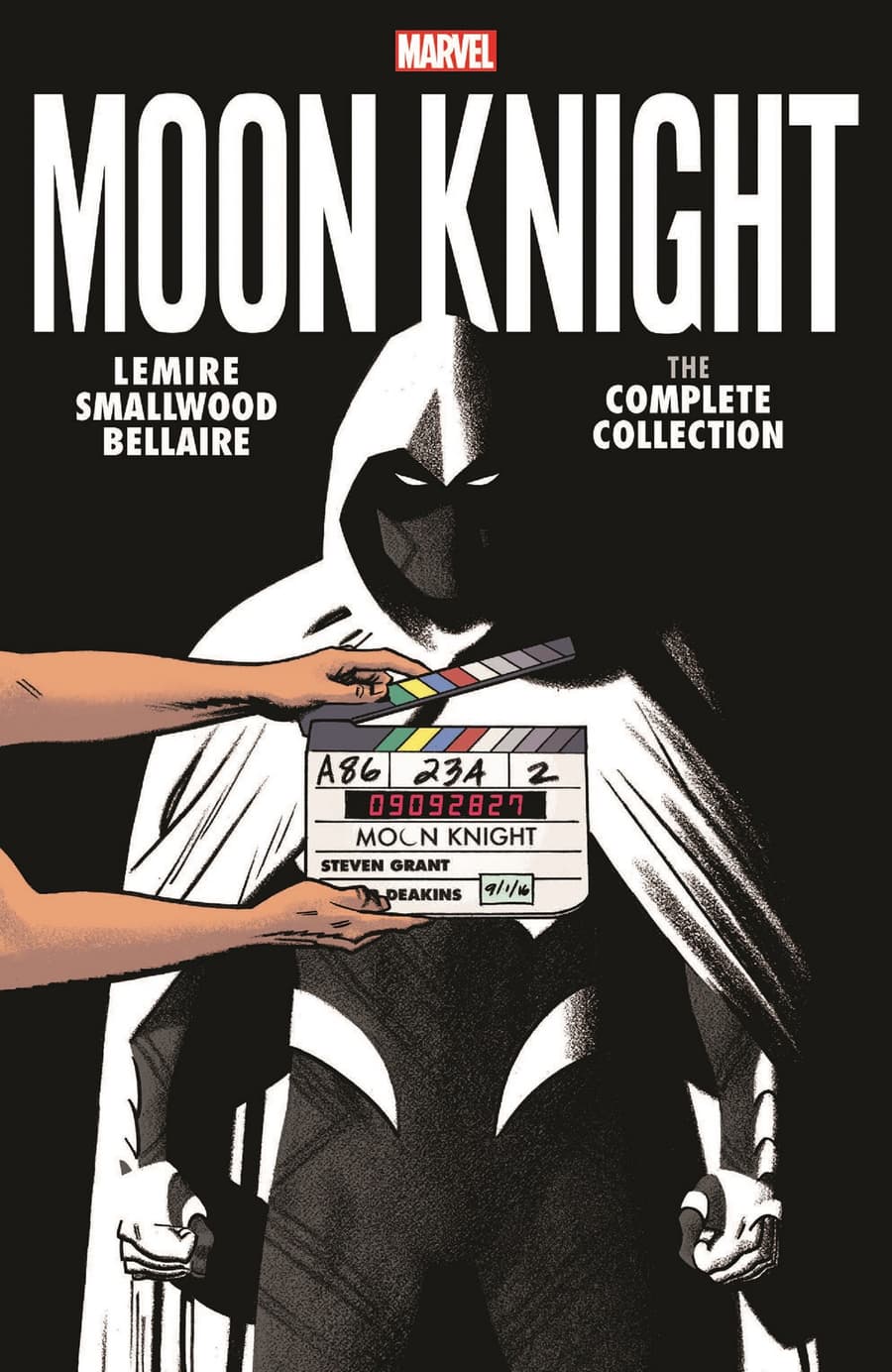 Cover to MOON KNIGHT BY LEMIRE & SMALLWOOD: THE COMPLETE COLLECTION.