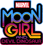 Marvel's Moon Girl and Devil Dinosaur TV Show Season 1 Logo
