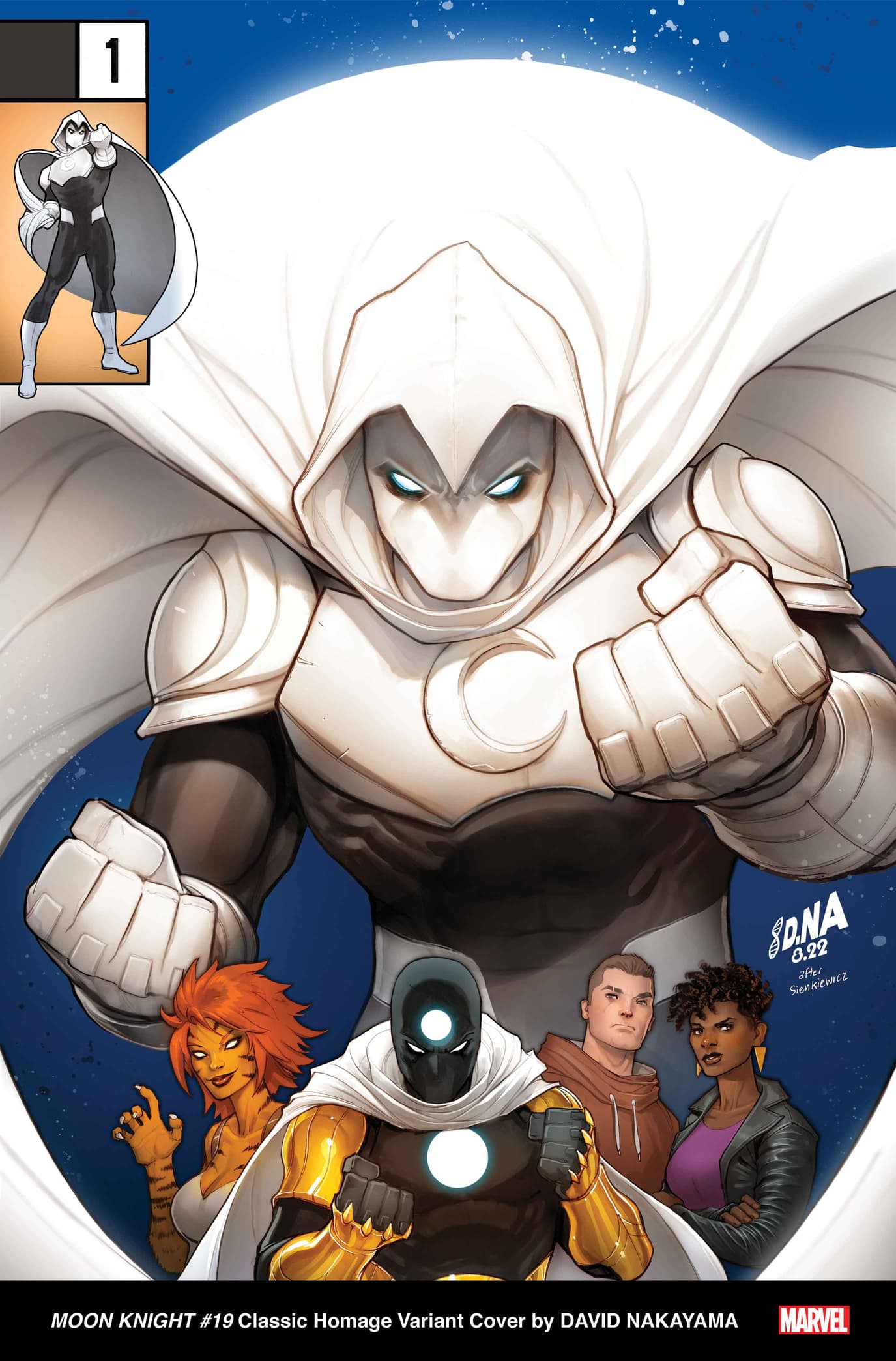 MOON KNIGHT #19 Classic Homage Variant Cover by DAVID NAKAYAMA