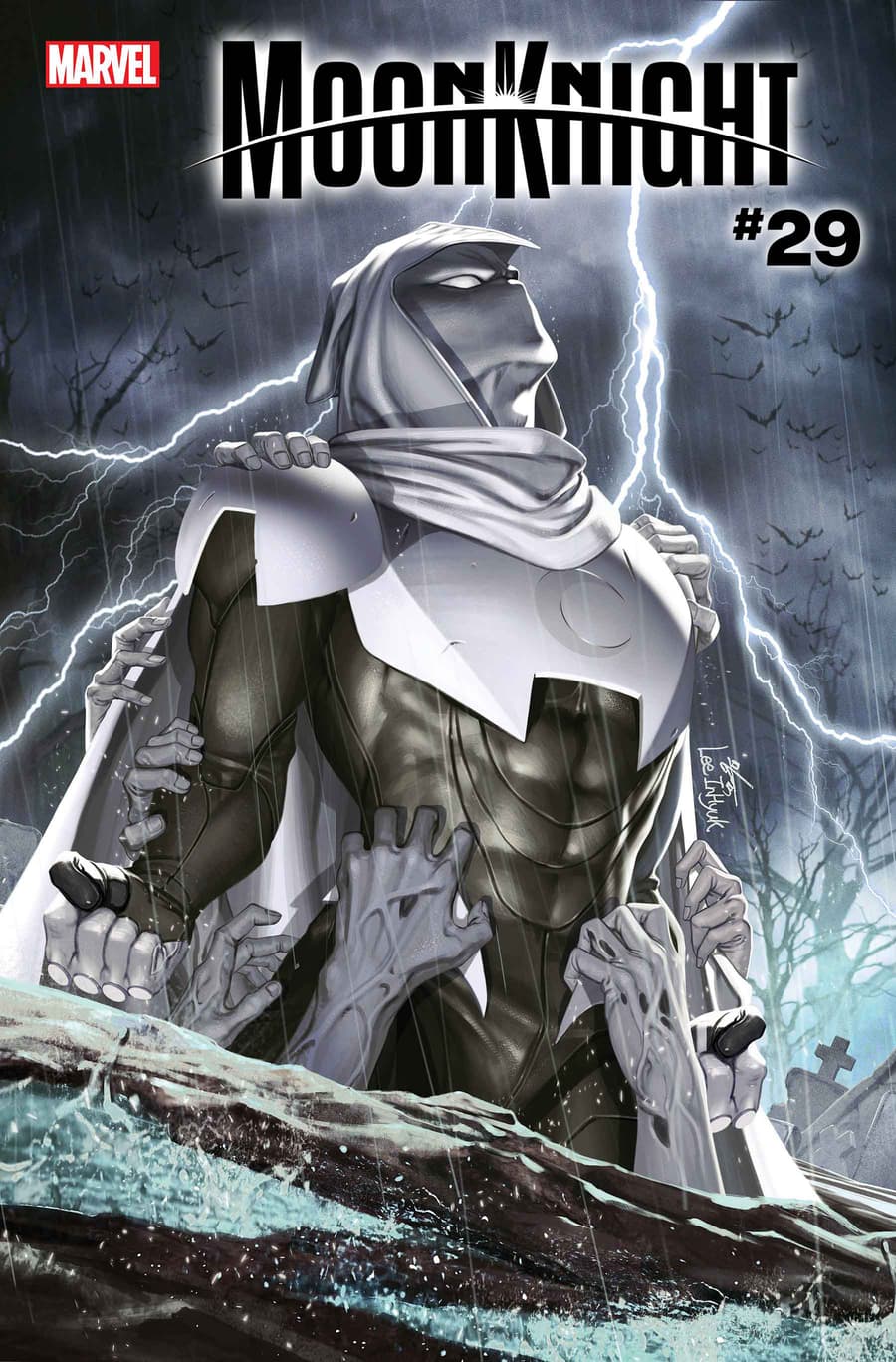 MOON KNIGHT #29 Last Days of Moon Knight Variant Cover by Inhyuk Lee