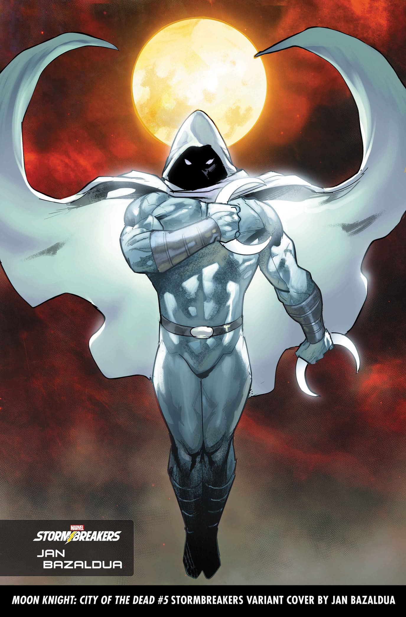 MOON KNIGHT: CITY OF THE DEAD #5 Stormbreakers Variant Cover by Jan Bazaldua