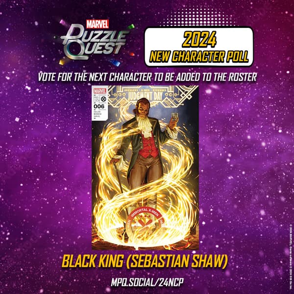MARVEL Puzzle Quest Black King (Sebastian Shaw)