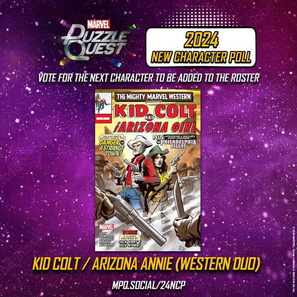 MARVEL Puzzle Quest Kid Colt and Arizona Girl (Western Duo)