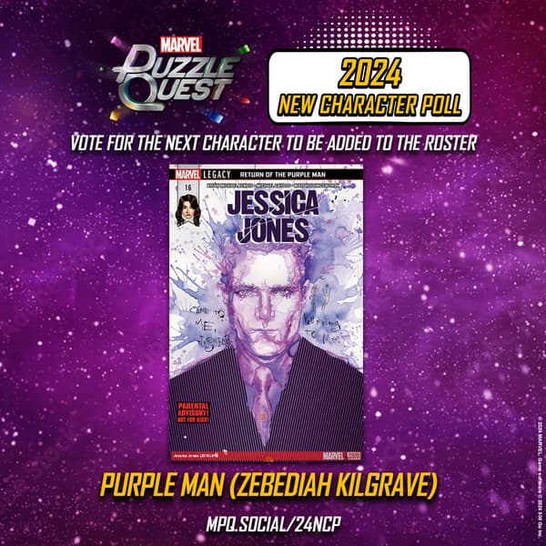 MARVEL Puzzle Quest Purple Man (Zebediah Kilgrave)