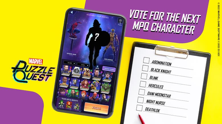 Vote for the Next MARVEL Puzzle Quest Character