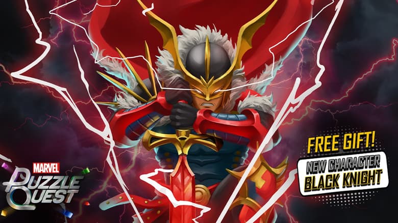 Black Knight (Dane Whitman) arrives in MARVEL Puzzle Quest