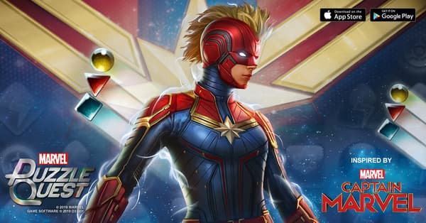 Marvel Puzzle Quest - Captain Marvel