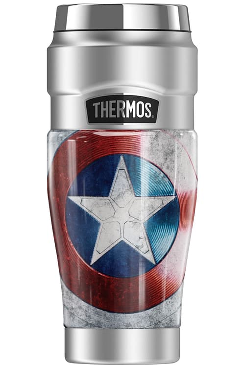 <a href=https://www.amazon.com/Marvel-Soldier-STAINLESS-Stainless-insulated/dp/B08ZJPDY9D>Stainless Steel Travel Tumbler, Vacuum insulated & Double Wall, 16oz</a> / Amazon