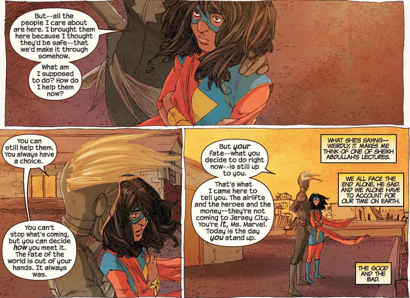 Kamala Khan and Carol Danvers