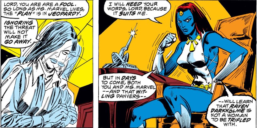 Mystique plots against Carol Danvers