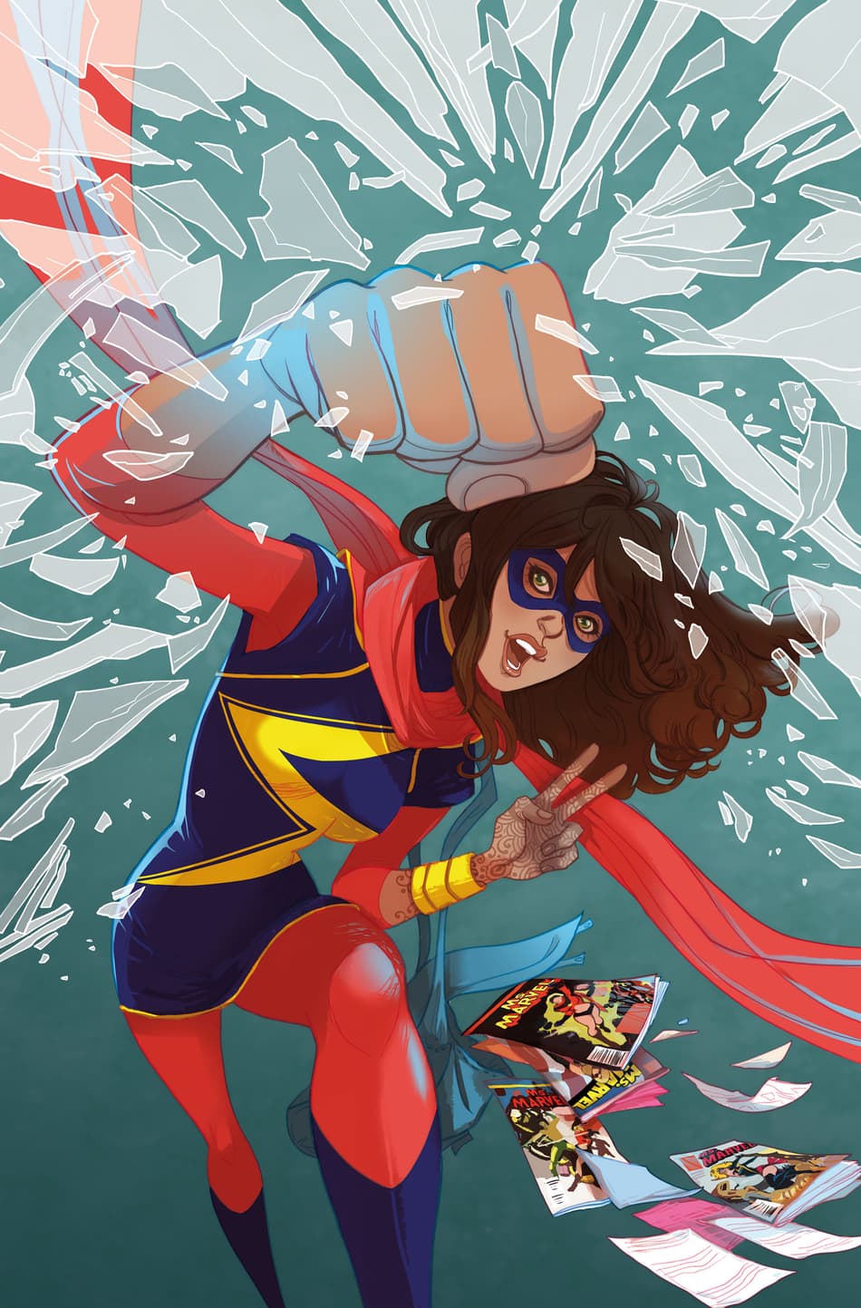 Cover to MS. MARVEL (2014) #13.