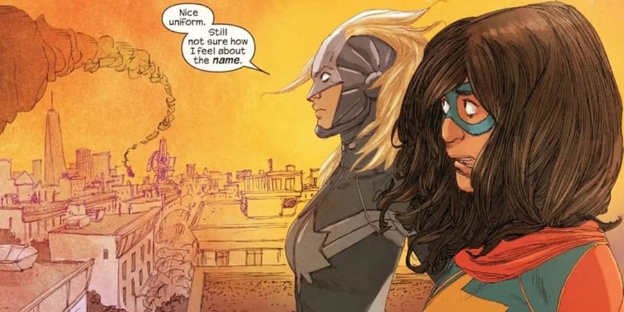 MS. MARVEL (2014) #17 page by G. Willow Wilson and Adrian Alphona