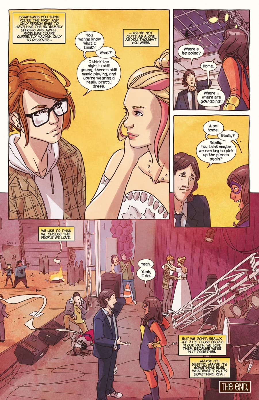 MS. MARVEL (2015) #30 page by G. Willow Wilson and Nico Leon