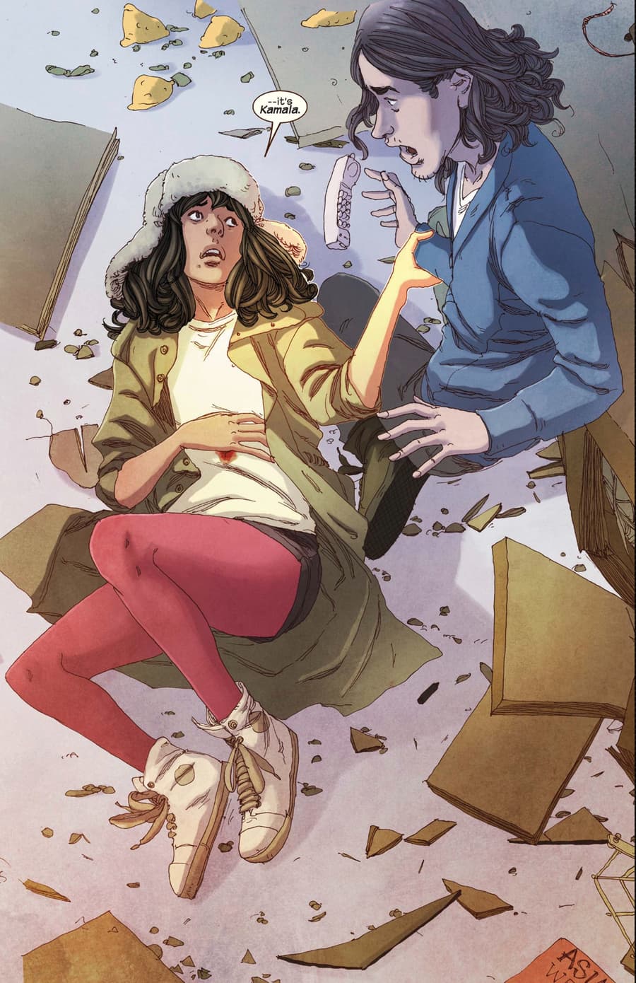 MS. MARVEL (2014) #4 page by G. Willow Wilson and Adrian Alphona
