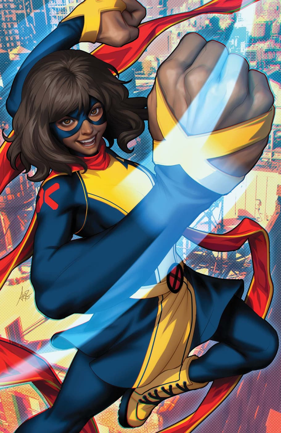 MS. MARVEL: THE NEW MUTANT (2023) #1 variant cover by Stanley "Artgerm" Lau