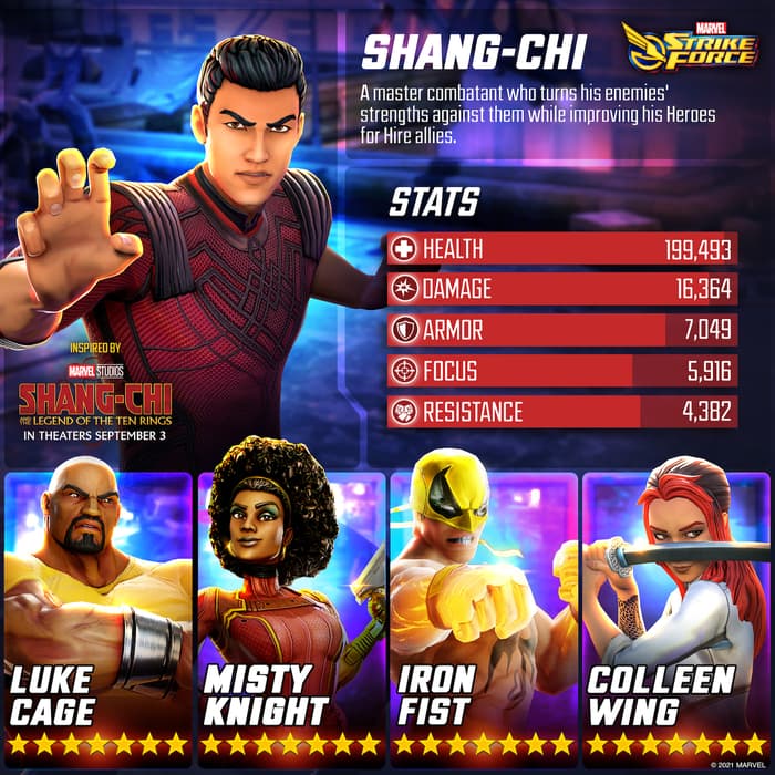 SHANG-CHI ARRIVES IN MARVEL STRIKE FORCE