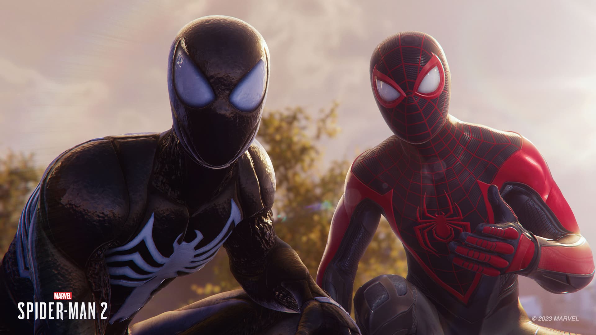 Peter Parker and Miles Morales in 'Marvel's Spider-Man 2'
