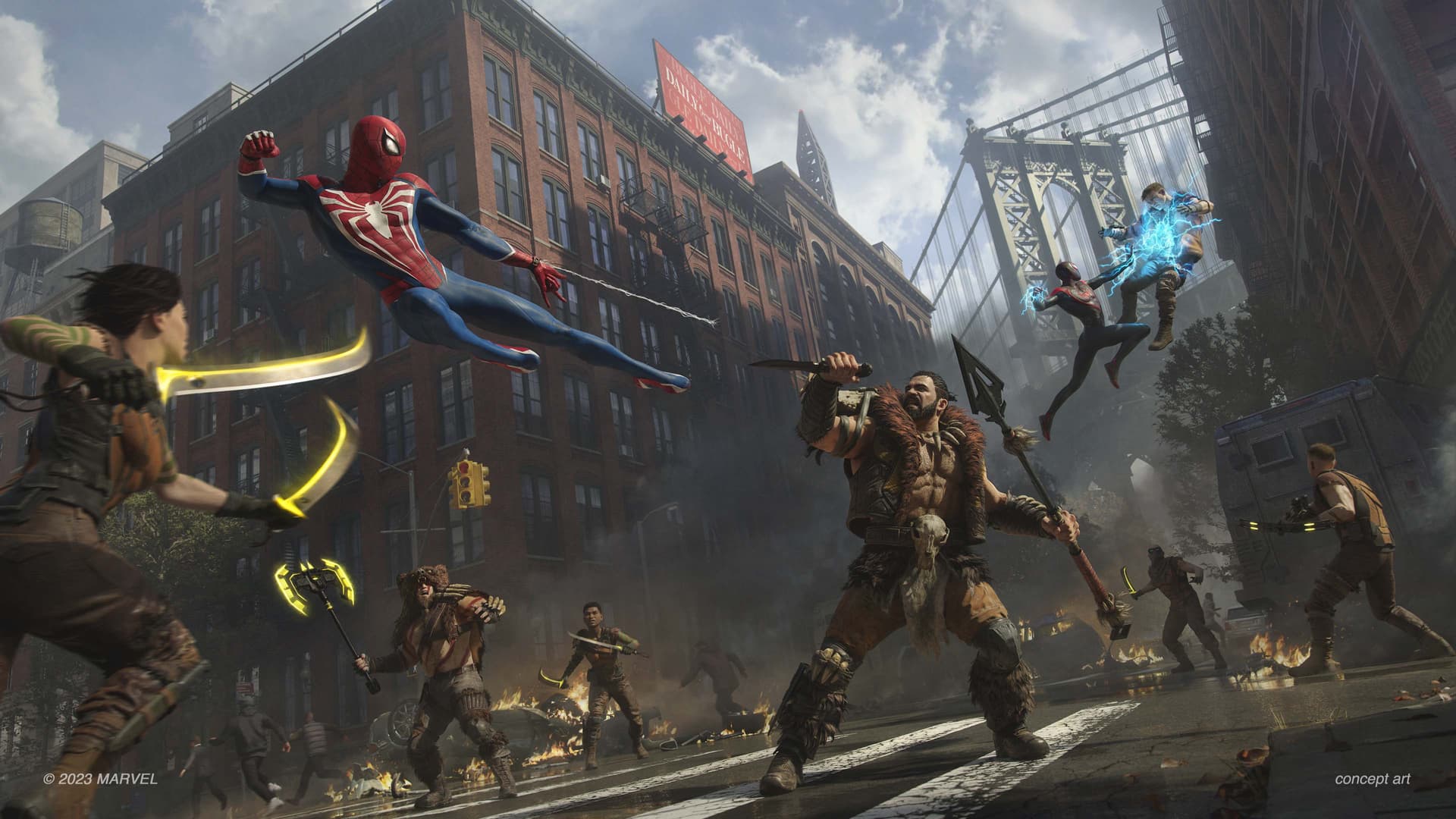 Marvel's Spider-Man 2 Kraven Concept Art