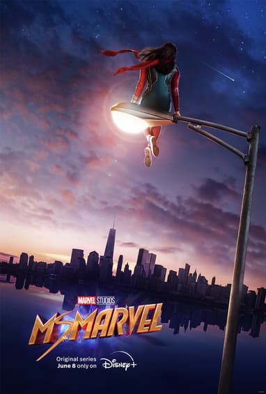Marvel Studios' Ms. Marvel Disney+ Plus TV Show Season 1 Poster